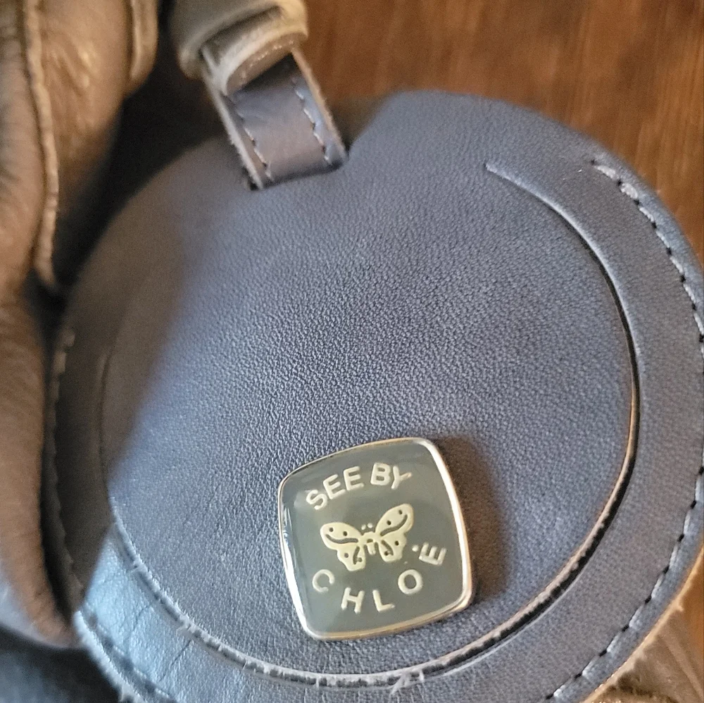 Tomo Bag SEE BY CHLOÉ two way purse in grey - Picture 2 of 5